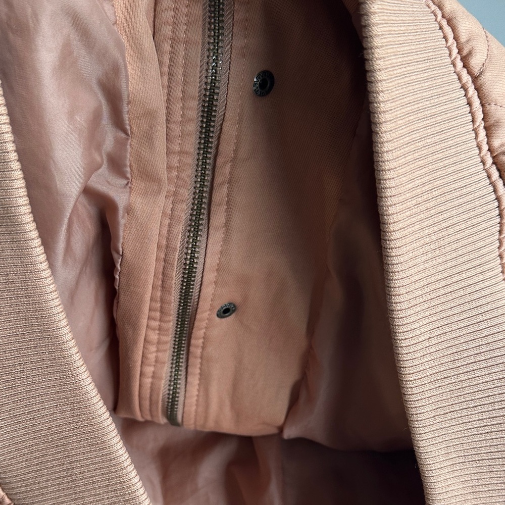 Universal Thread Quilted Brown Bomber Jacket - image 6